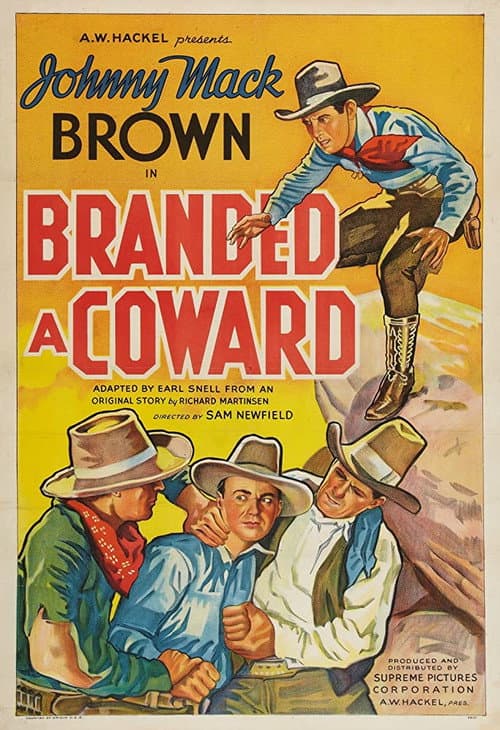 Branded a Coward (1935) poster