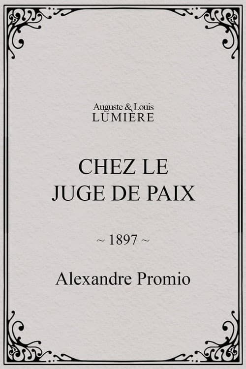 Chez le juge de paix (1897) poster