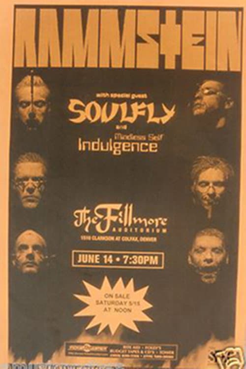 Rammstein: Live at Electric Factory (June 2, 1999) (1999) poster