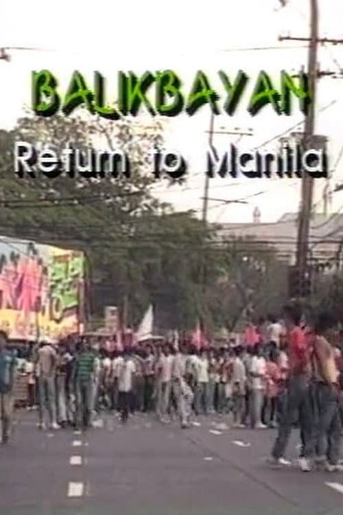 Balikbayan: Retour à Manille (1988) poster