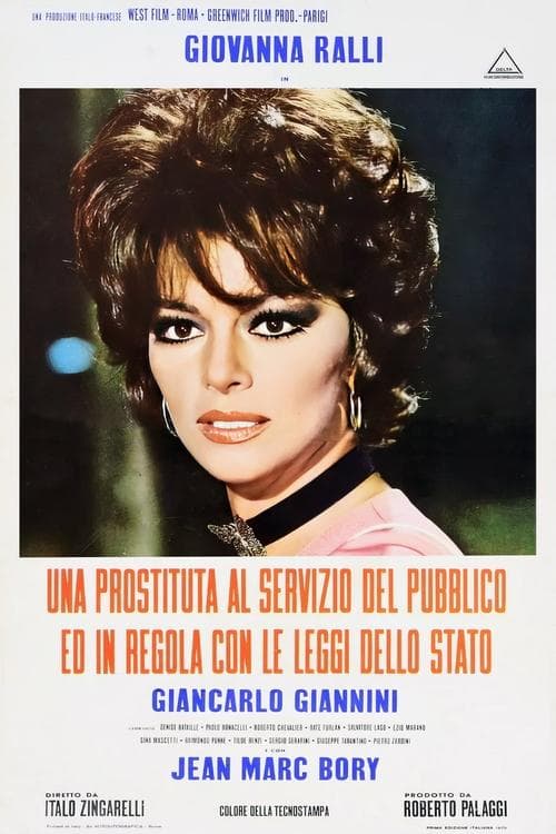 Una prostituta al servizio del pubblico e in regola con le leggi dello stato (1971) poster