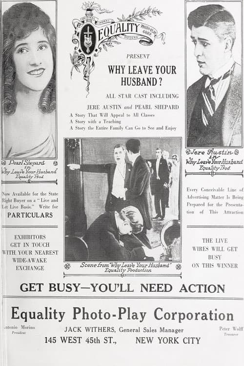 Why Leave Your Husband? (1920) poster