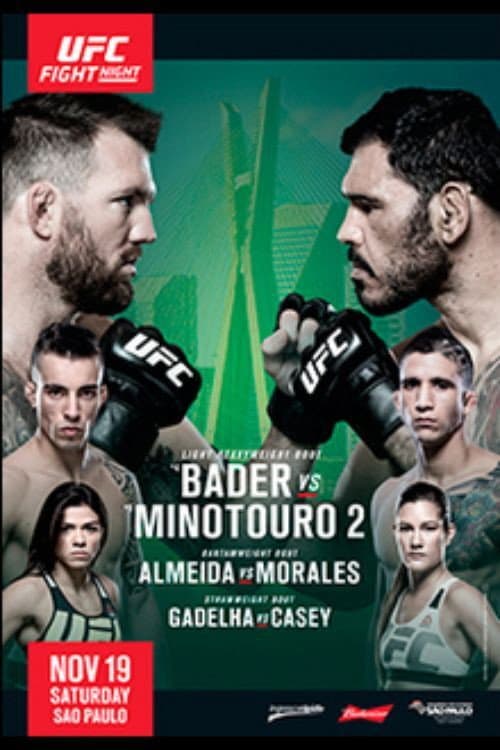 UFC Fight Night 100: Bader vs. Nogueira 2 (2016) poster