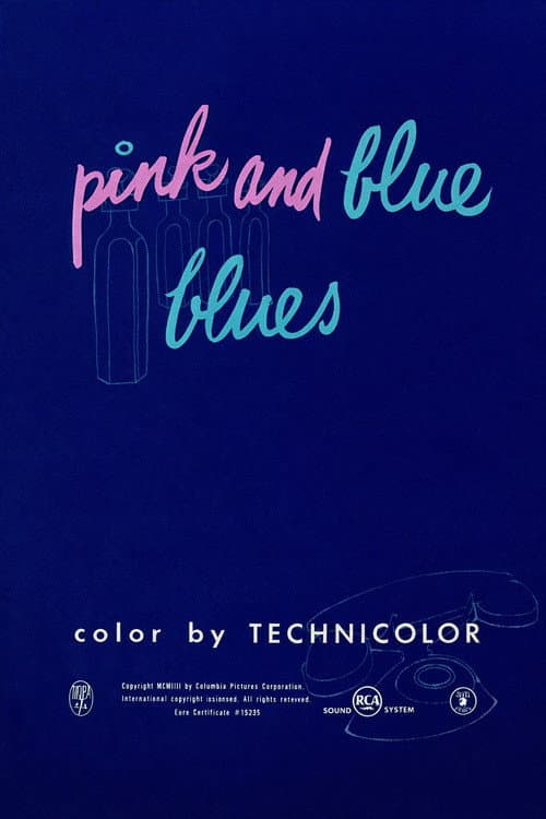 Pink and Blue Blues (1952) poster