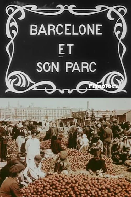 Barcelone, principale ville de la Catalogne (1912) poster