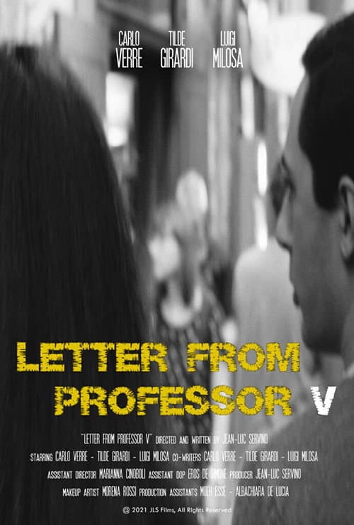 Lettera dal professor V (2021) poster
