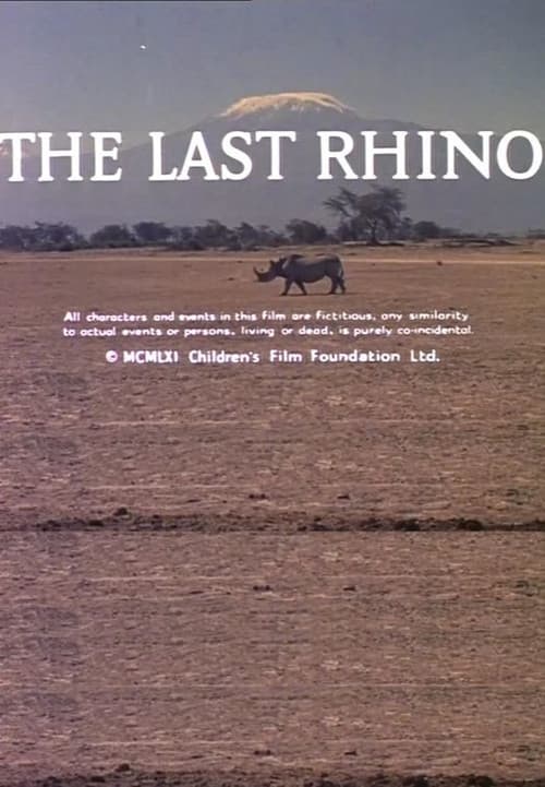 The Last Rhino (1961) poster