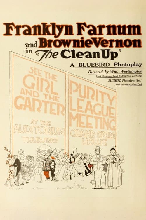 The Clean-Up (1917) poster