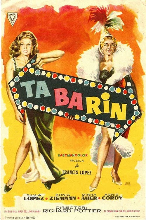 Tabarin (1958) poster