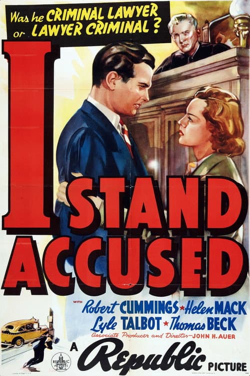 I Stand Accused (1938) poster