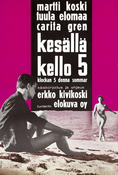 Kesällä kello 5 (1963) poster