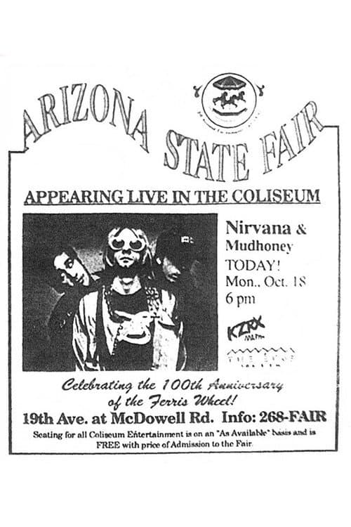 Nirvana: Veterans Memorial Coliseum Phoenix, Az (1993) poster