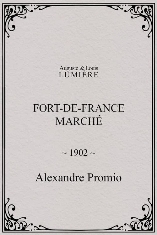 Fort-de-France : marché (1902) poster