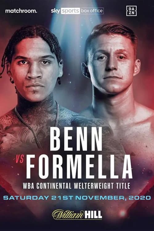 Conor Benn vs. Sebastian Formella (2020) poster
