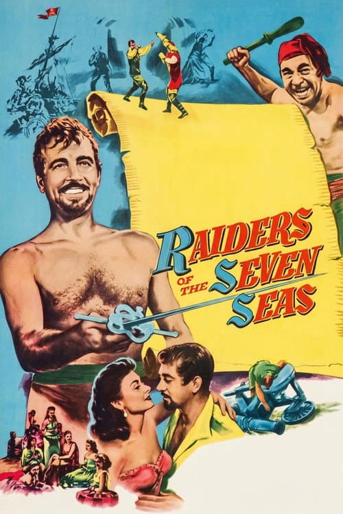 Raiders of the Seven Seas (1953) poster