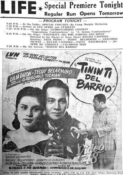 Tininti del Baryo (1950) poster