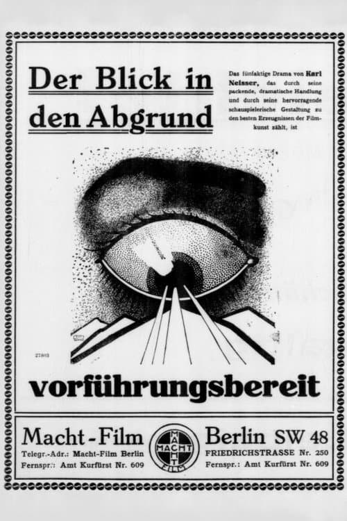 Der Blick in den Abgrund (1919) poster