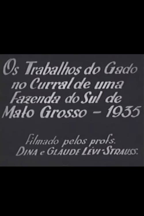 Os Trabalhos do Gado no Curral de uma Fazenda do sul do Mato Grosso (1935) poster