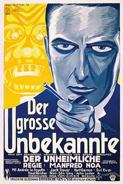 Der große Unbekannte (1927) poster
