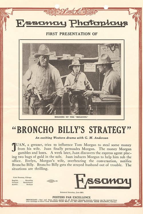 Broncho Billy's Strategy (1913) poster