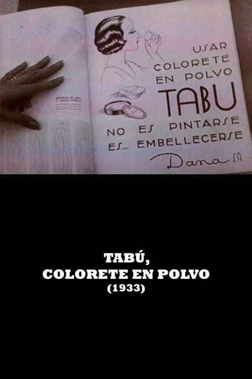 Tabú, colorete en polvo (1933) poster