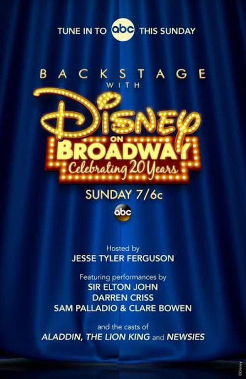 Backstage With Disney on Broadway: Celebrating 20 Years (2014) poster