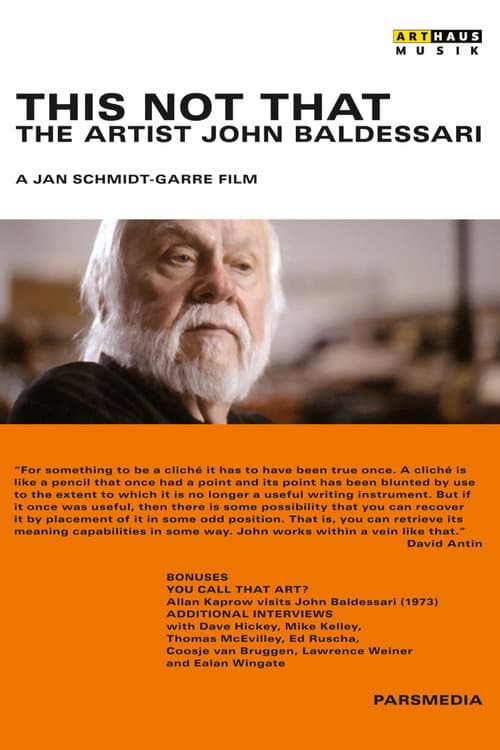 This Not That: The Artist John Baldessari (2006) poster