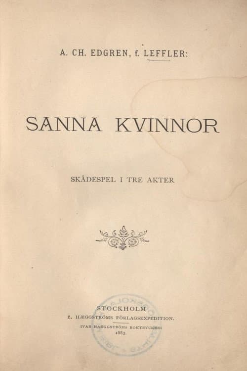 Sanna kvinnor (1991) poster