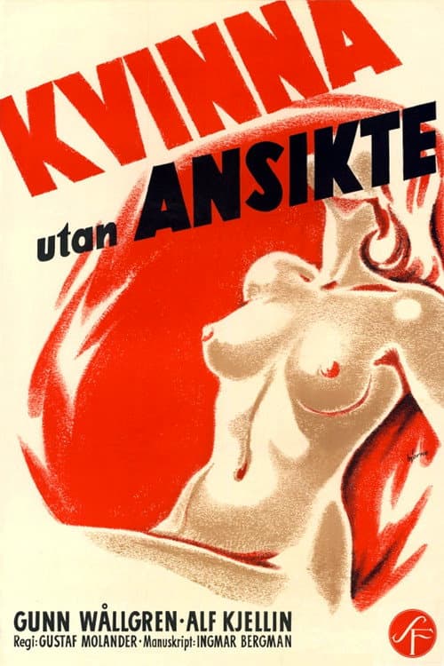 Kvinna utan ansikte (1947) poster