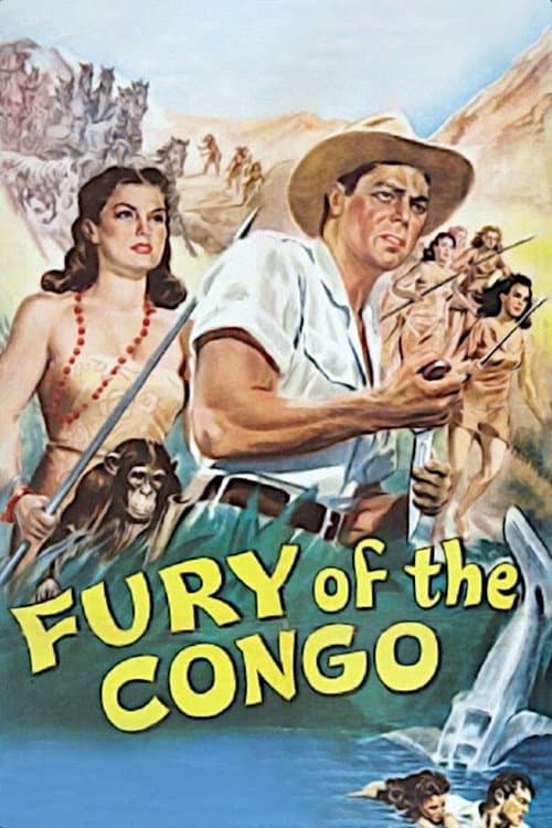 Fury of the Congo (1951) poster