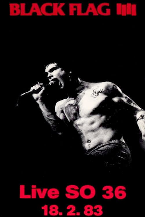 BLACK FLAG Live in Berlin (1983) poster