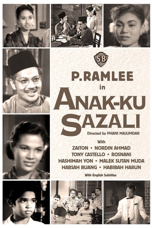 Anak-Ku Sazali (1956) poster