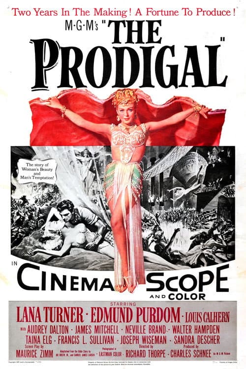 The Prodigal (1955) poster