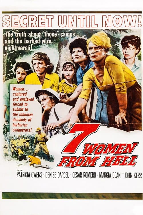 The Seven Women from Hell (1961) poster
