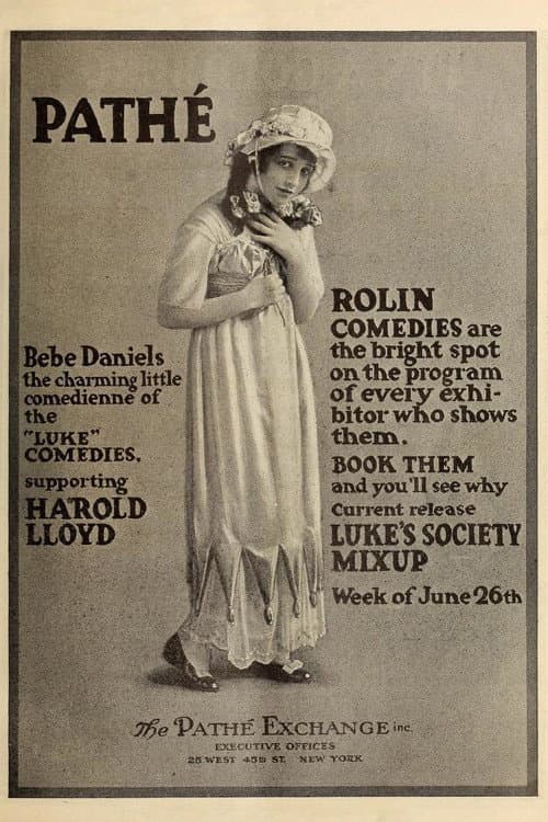 Luke's Society Mixup (1916) poster