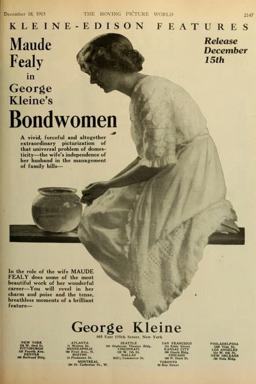 Bondwomen (1915) poster