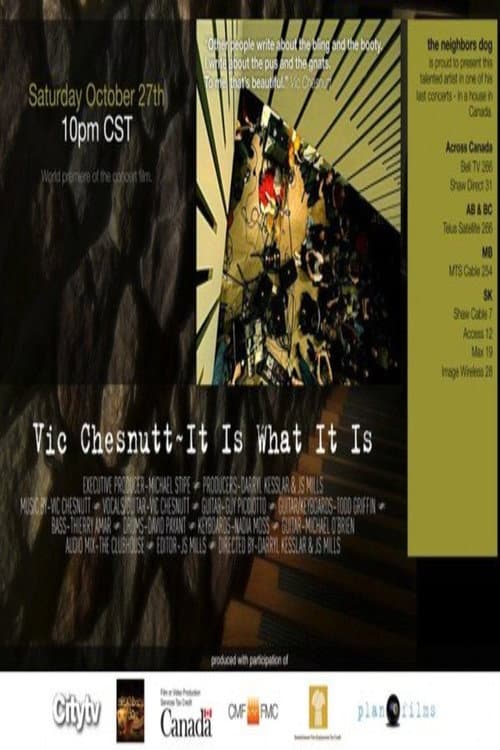 Vic Chesnutt - IT IS WHAT IT IS (2012) poster