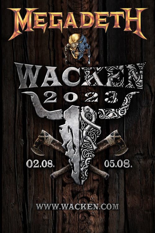 Megadeth - Live at Wacken Open Air 2023 (2023) poster