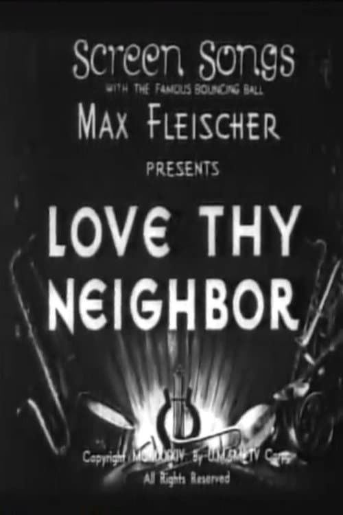 Love Thy Neighbor (1934) poster