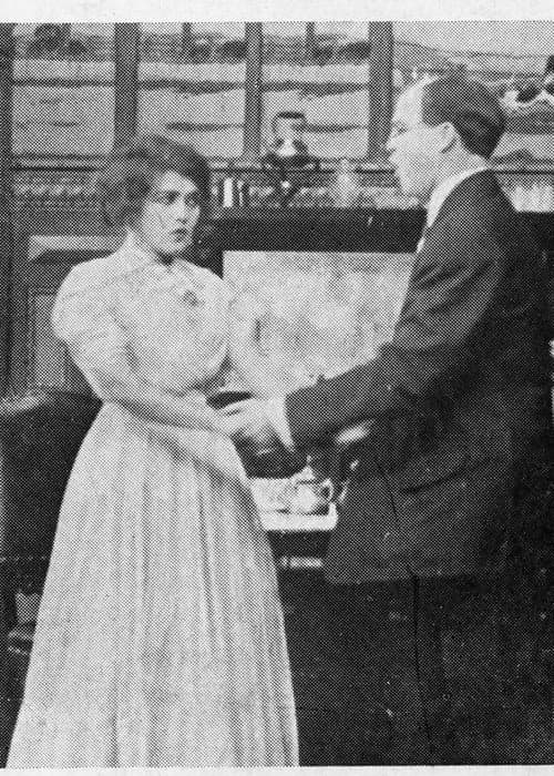 His Wife's Visitor (1909) poster