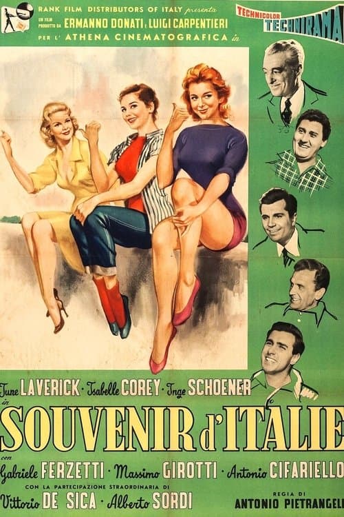 Souvenir d'Italie (1957) poster