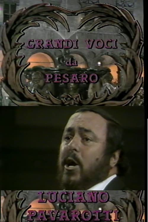 Grandi Voci Da Pesaro: Luciano Pavarotti (1986) poster