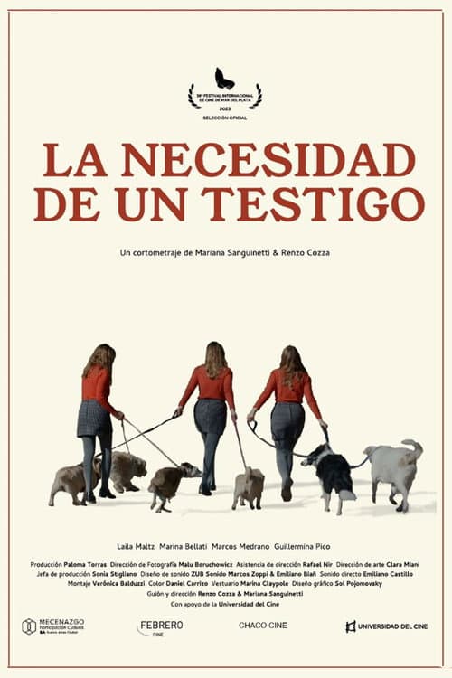 La necesidad de un testigo (2023) poster