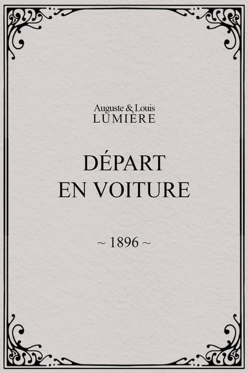 Départ en voiture (1896) poster