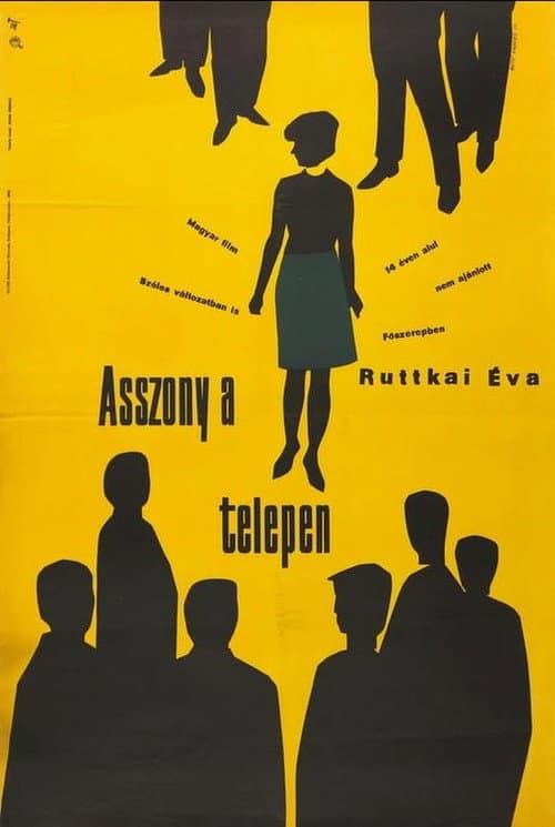 Asszony a telepen (1963) poster