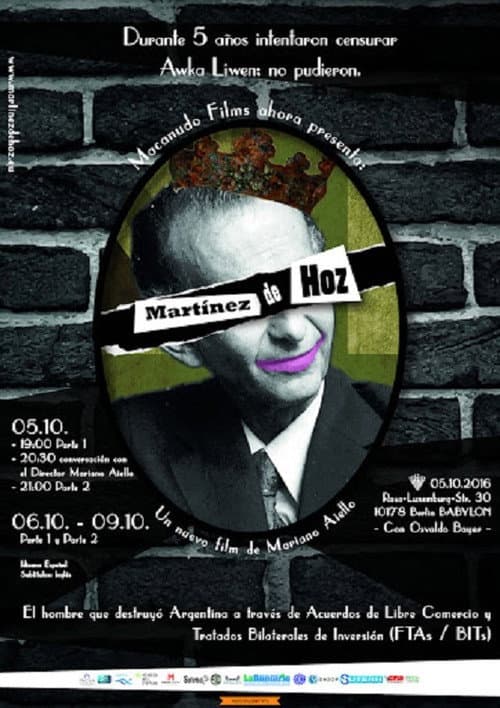 Martínez de Hoz (Parte 2) (2016) poster