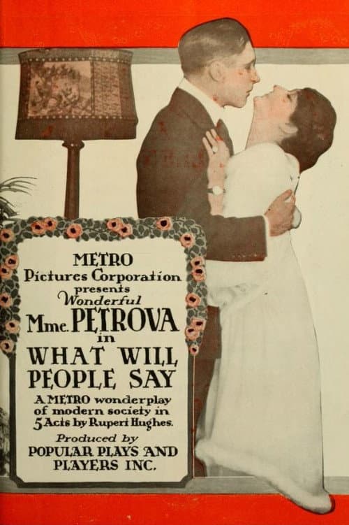 What Will People Say? (1916) poster