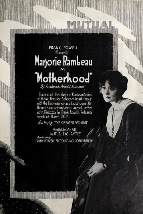Motherhood (1917) poster