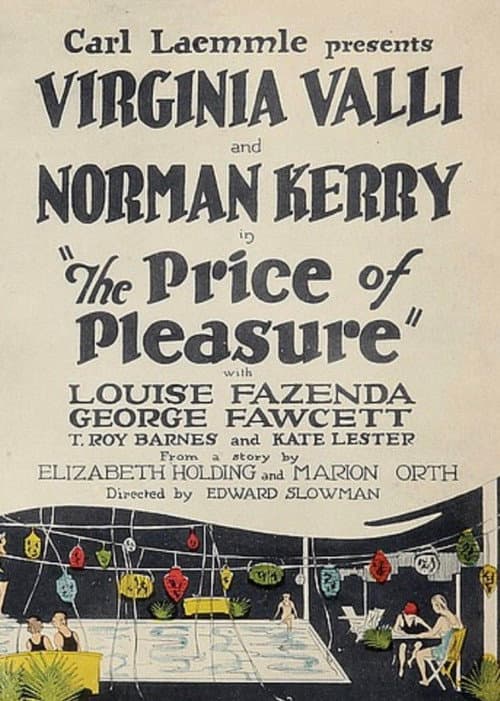 The Price of Pleasure (1925) poster