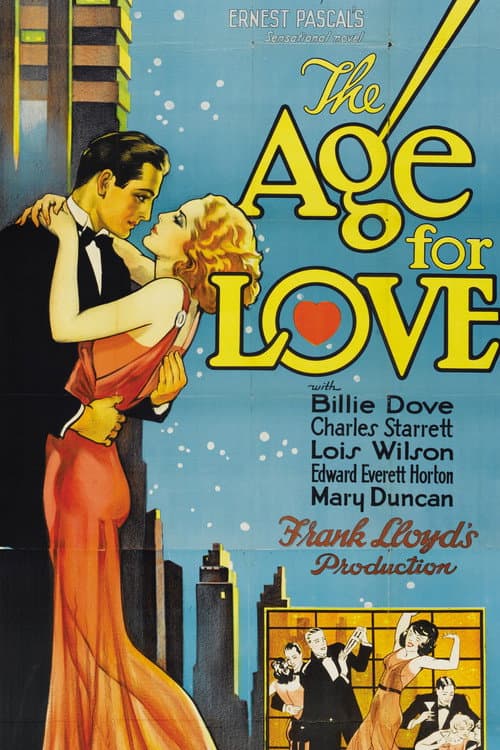 The Age for Love (1931) poster